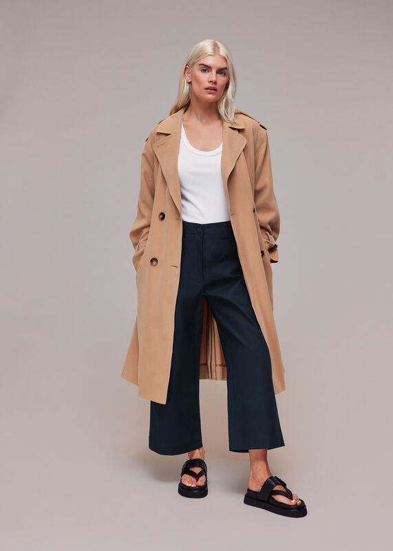 Navy Petite Amber Chino Trouser