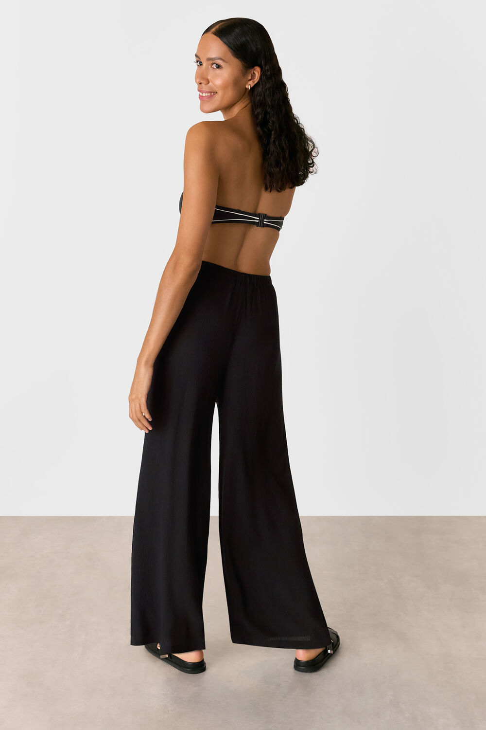 Tie Front Beach Trouser