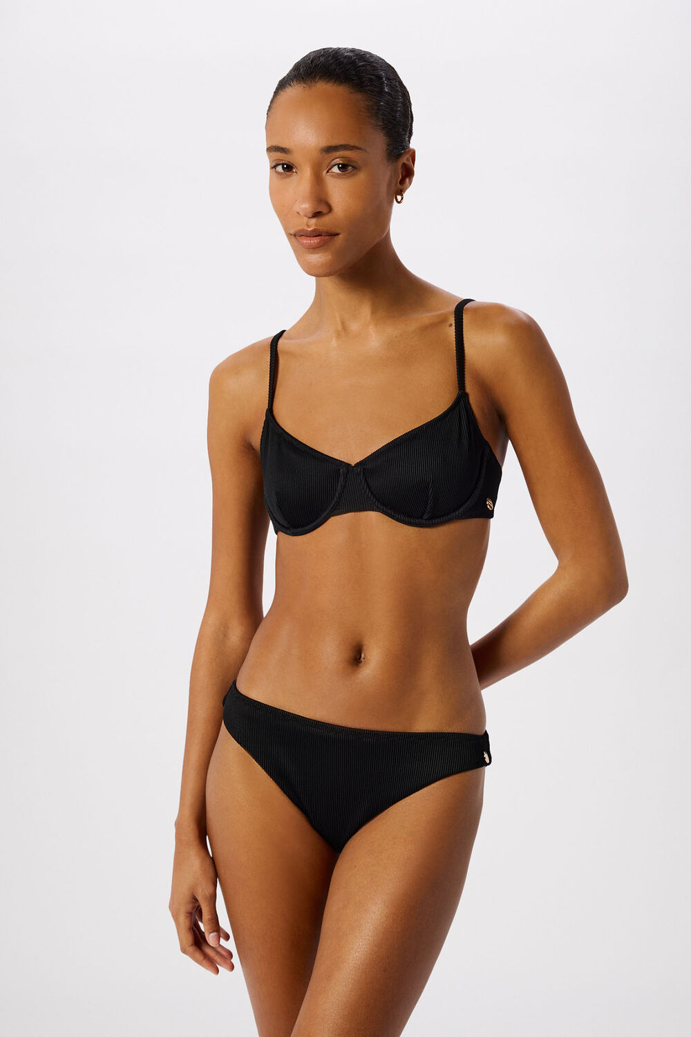 Ribbed Basic Bikini Bottom