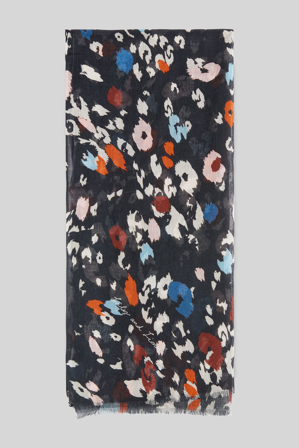 Lily and Lionel Animal Scarf Black/Multi