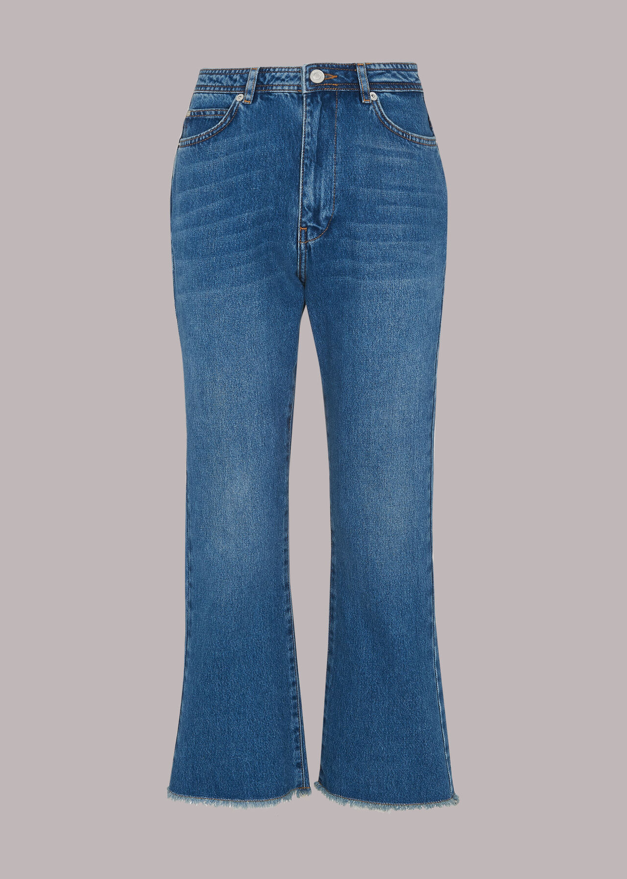 Denim Authentic Kick Flare Jean WHISTLES Whistles