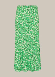 Cherry Blossom Bias Cut Skirt