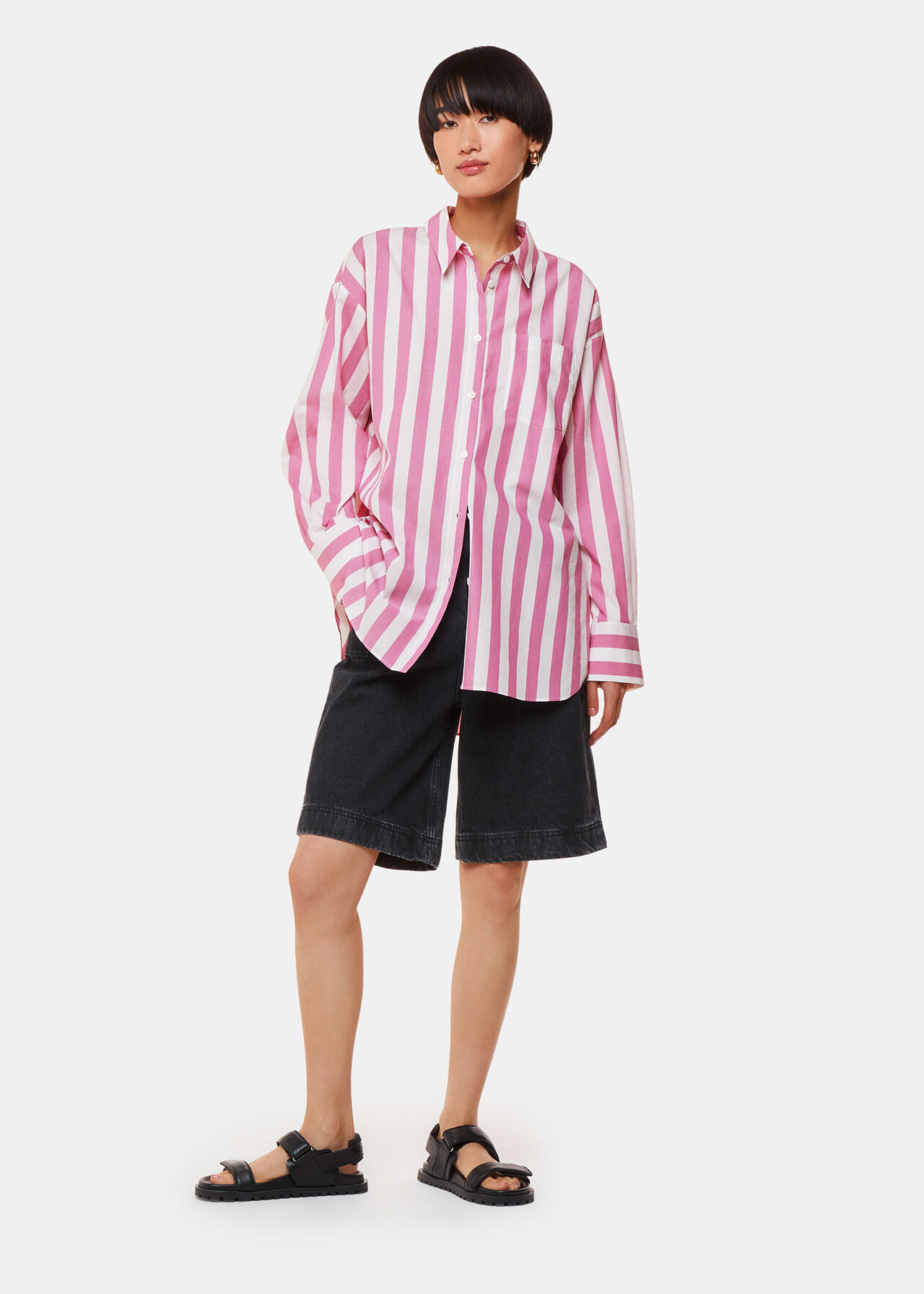 Stripe Oversized Shirt