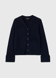 Cotton Pocket Detail Cardigan