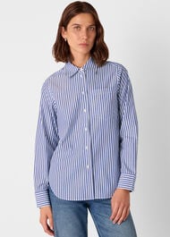Relaxed Fit Stripe Shirt