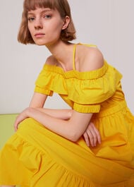 Serena Poplin Bardot Dress