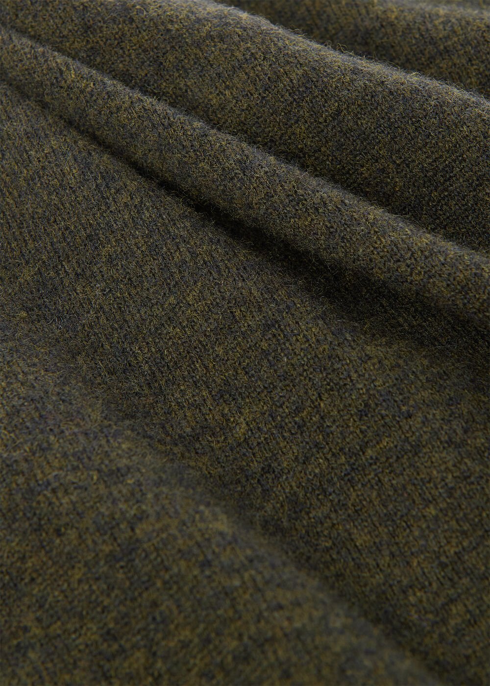 Military Crew Neck Cardigan