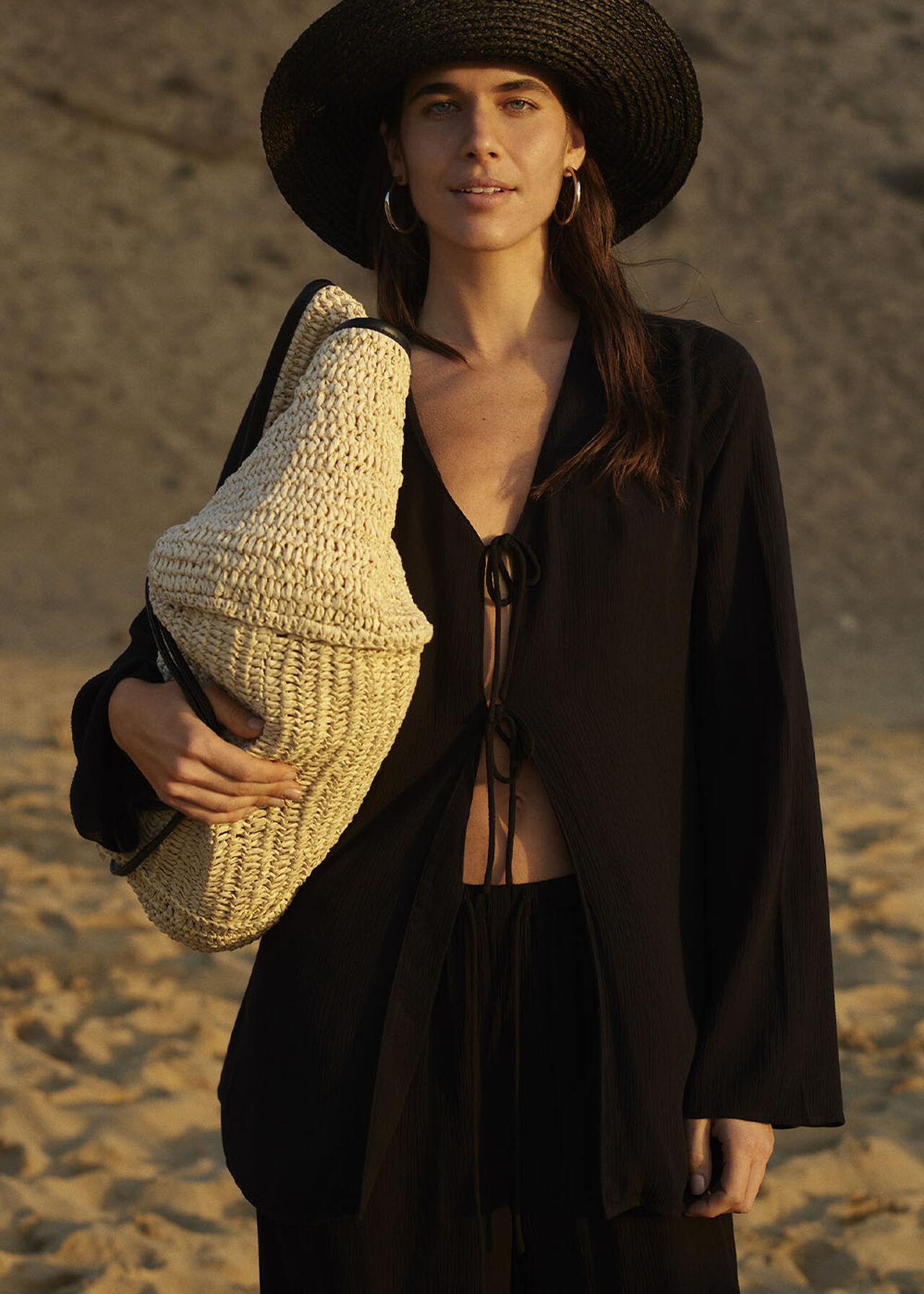 Beach Tie Front Top