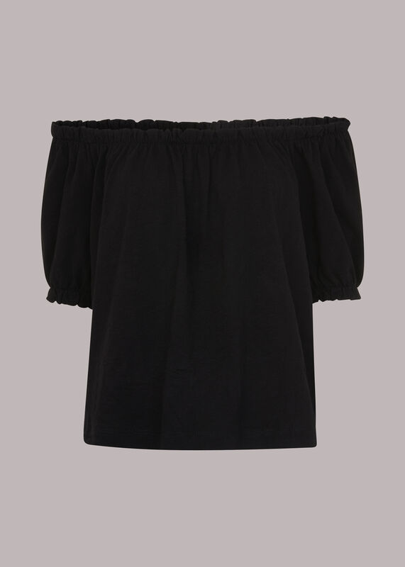 Frill Detail Cotton Tee