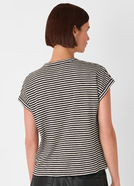 Jilly Stripe Button Top