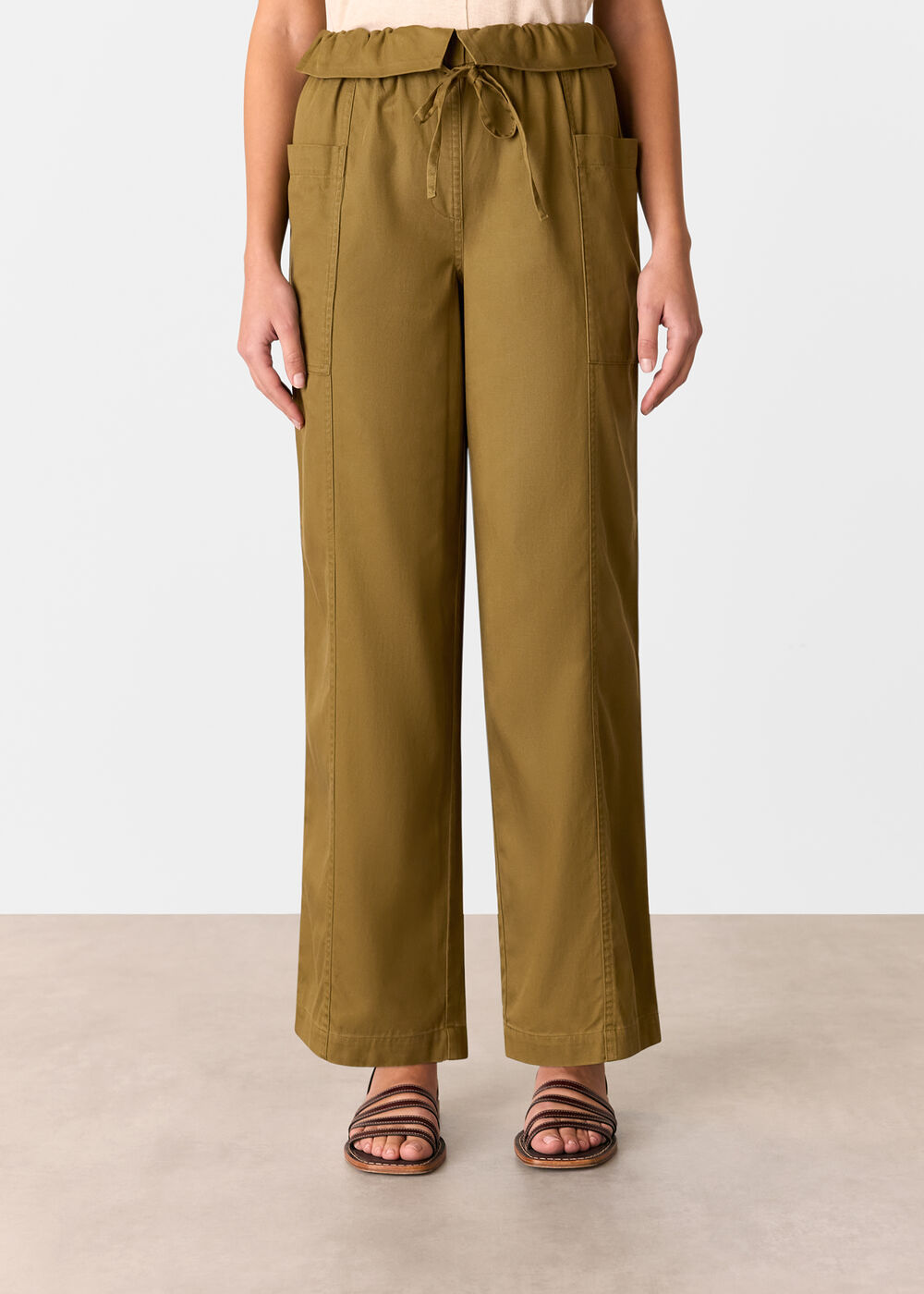 Paper Bag Waistband Trouser