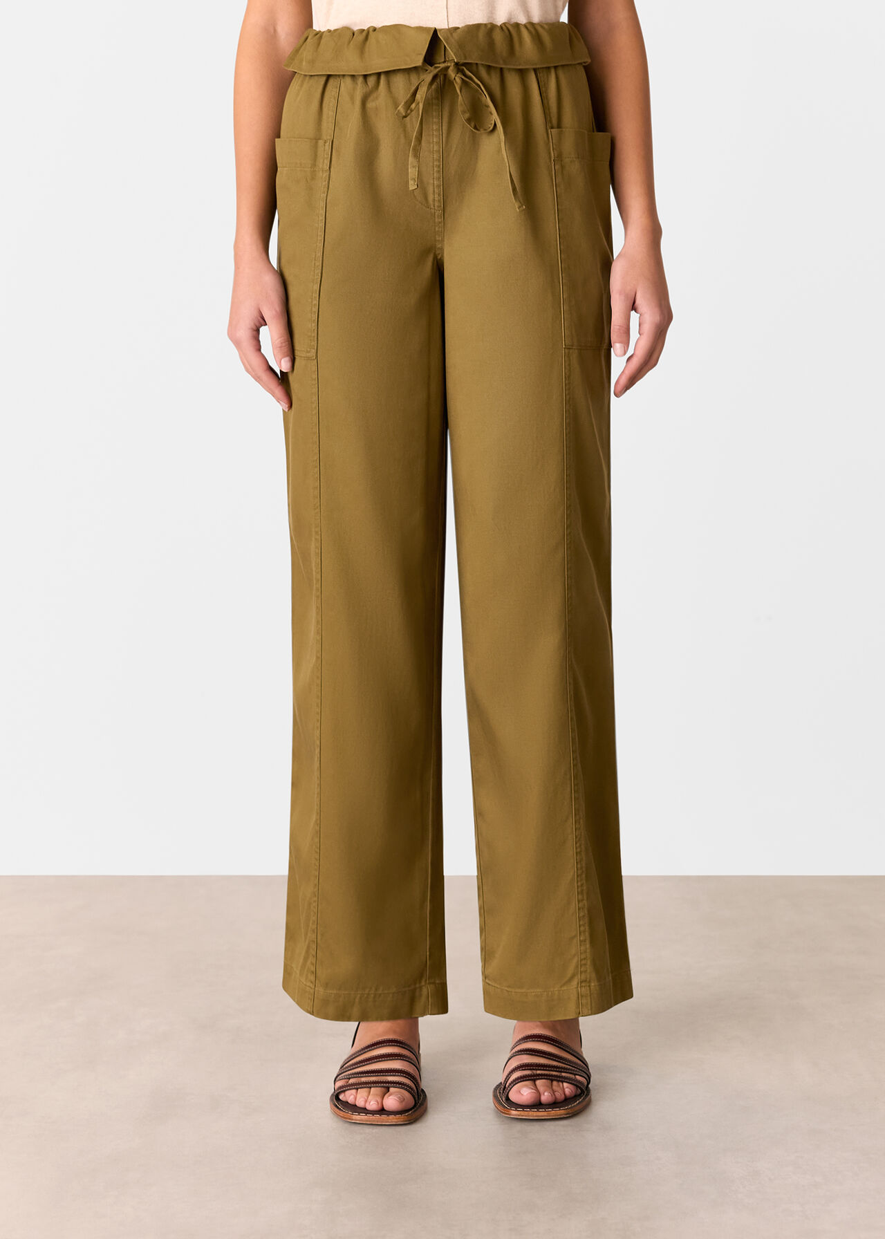 Paper Bag Waistband Trouser