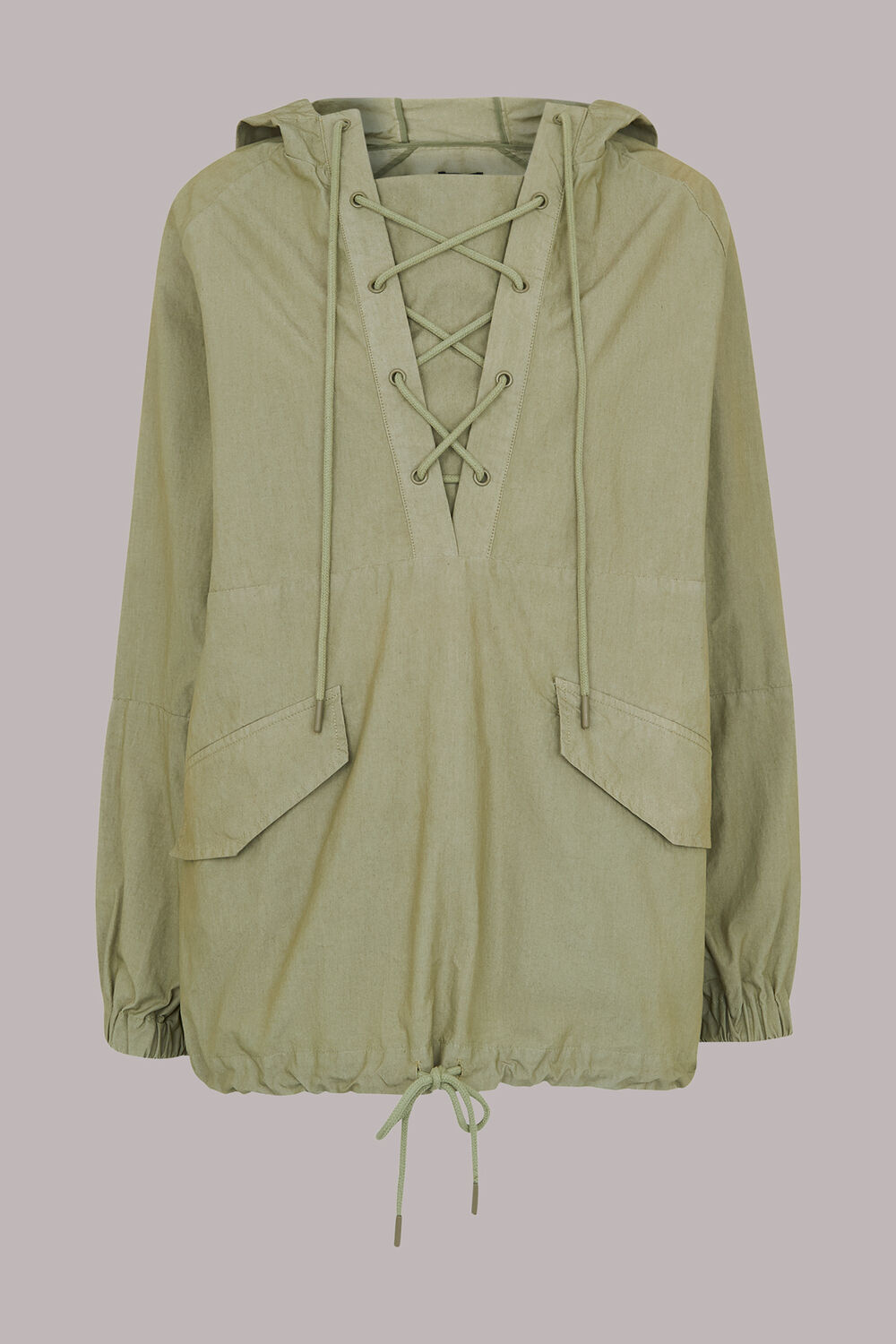 Lottie Tie Neck Windbreaker