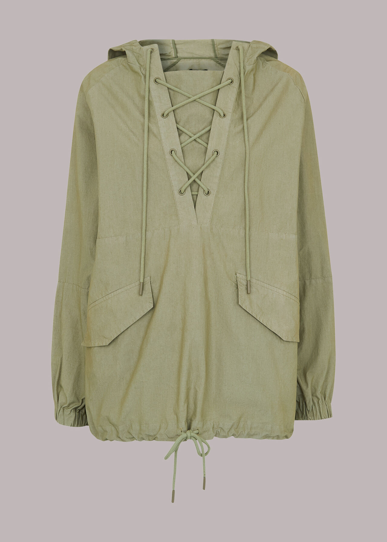 Lottie Tie Neck Windbreaker