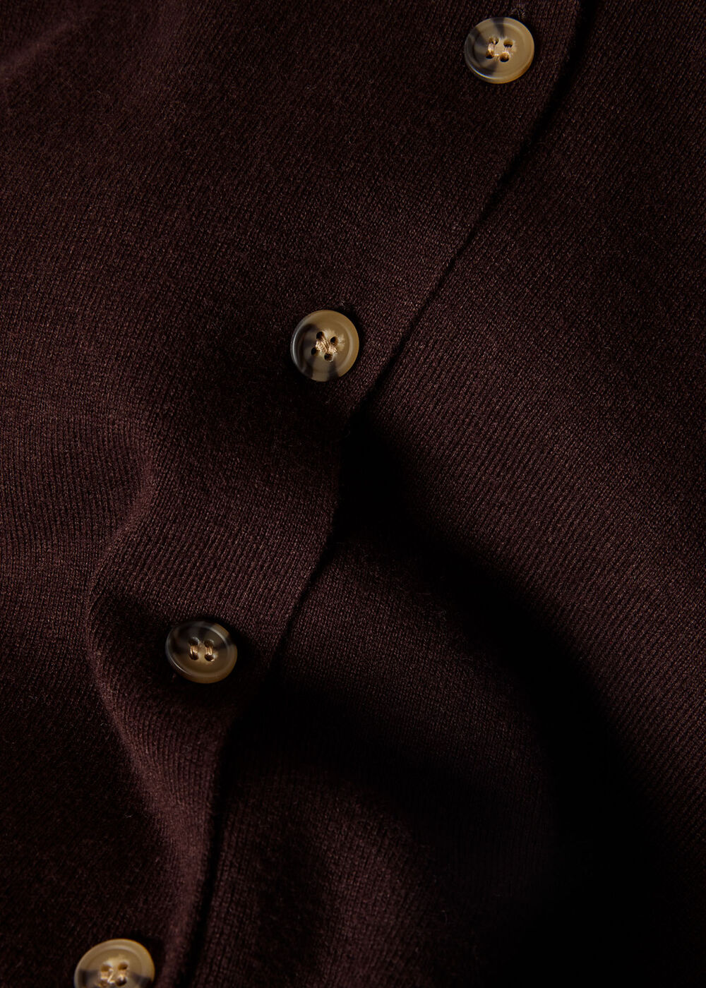 V Neck Button Front Knit Tank