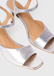 Asymmetric High Heeled Sandal