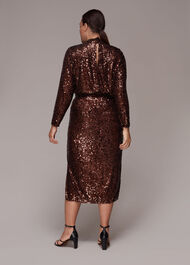Sequin Column Skirt