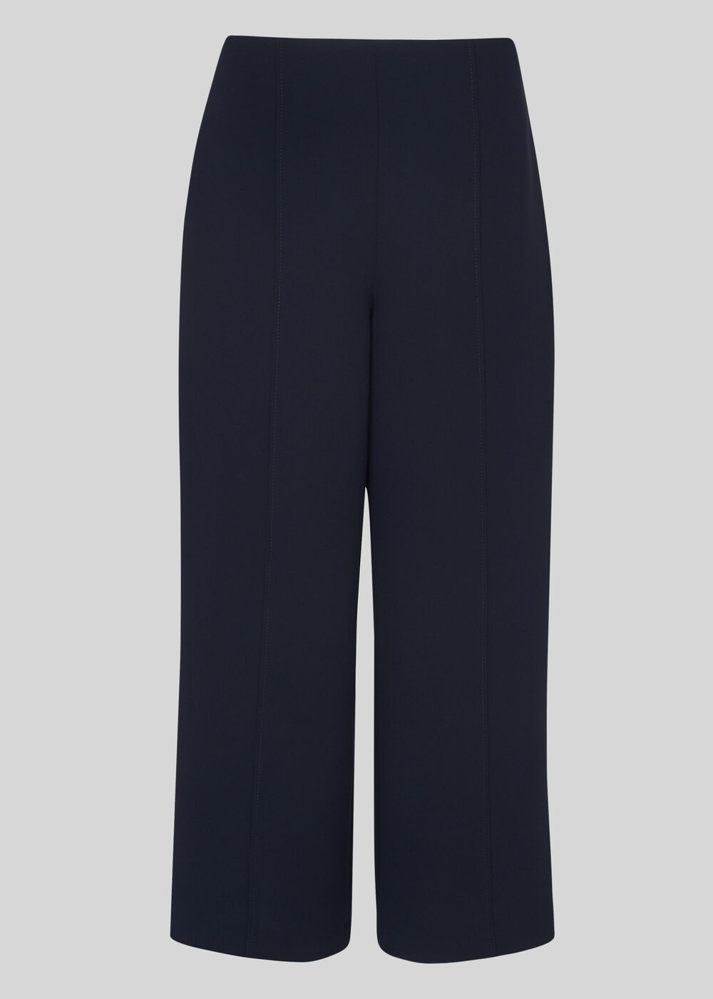 Flat Front Crop Trouser