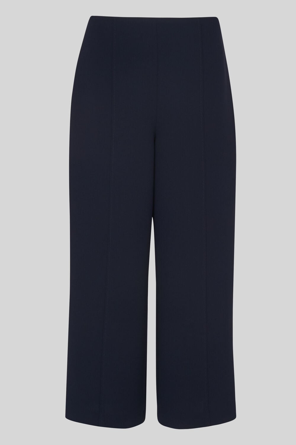 Flat Front Crop Trouser