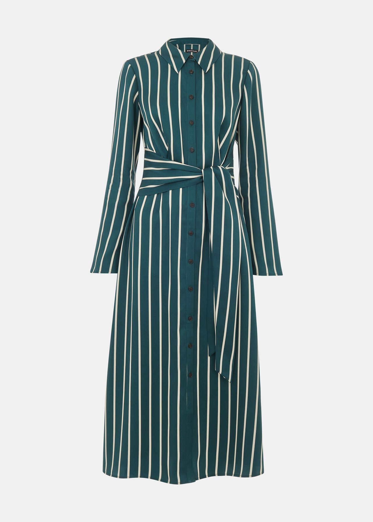 Alex Stripe Shirt Dress