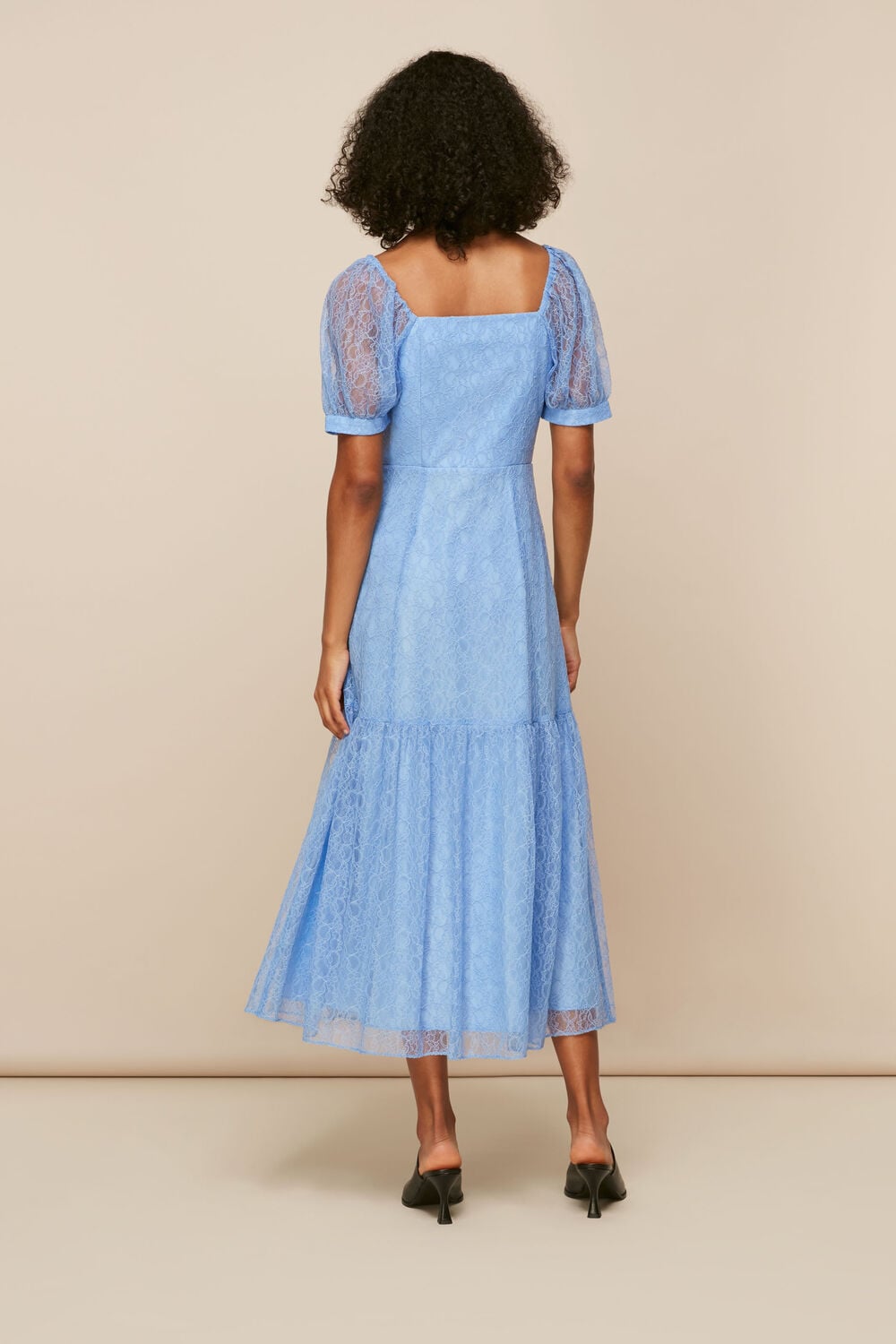 Blue Lace Corset Dress