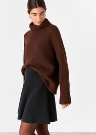 Flippy Knitted Mini Skirt
