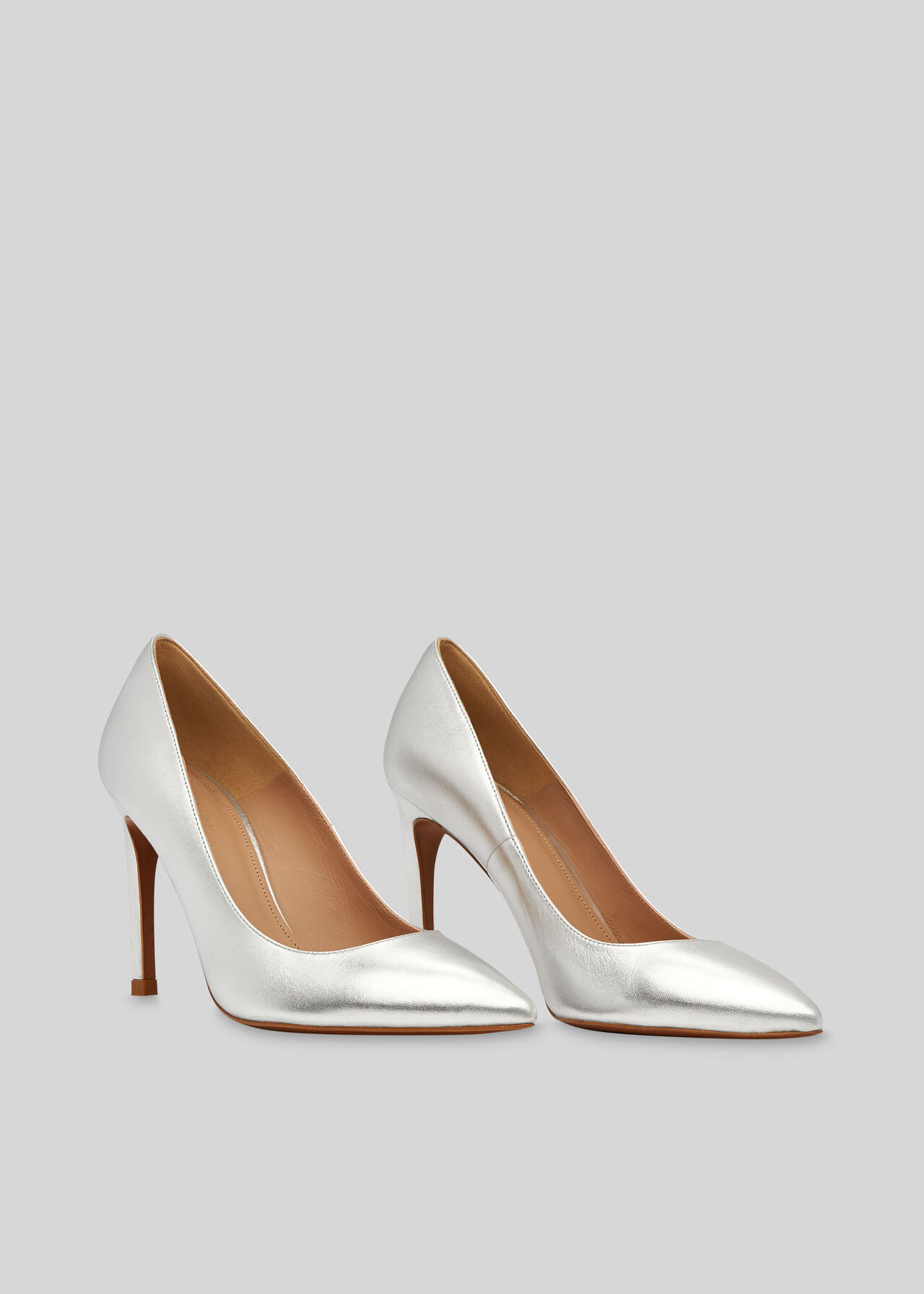 Cornel Suede Pump Silver