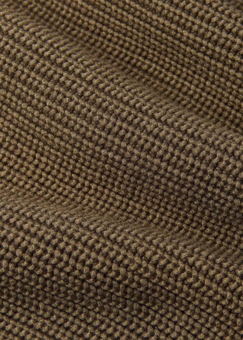 Rib Cable High Neck Jumper