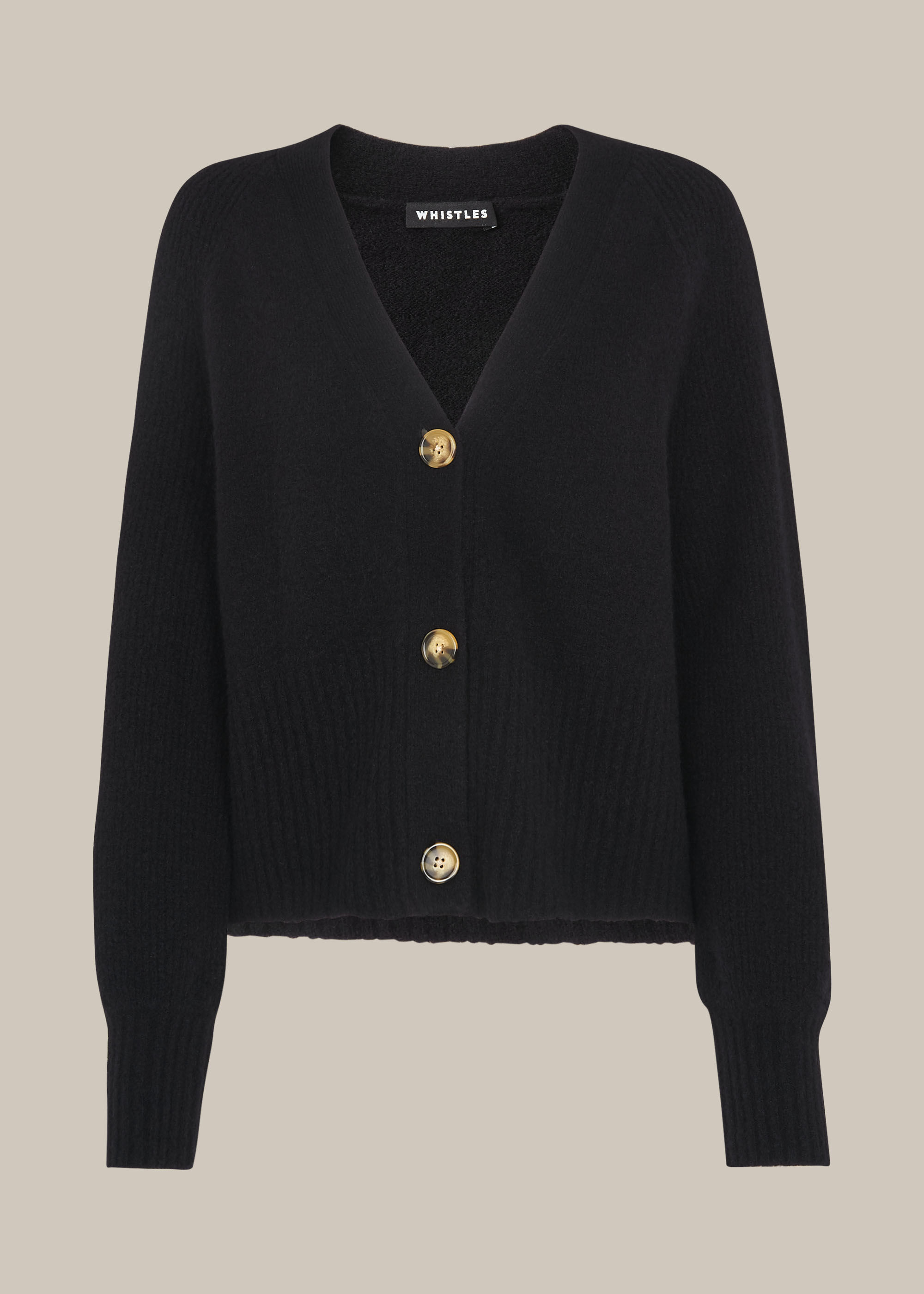 【サイズ交換ＯＫ】 Women's Black Full Sleeve Knitted Cardigan | Whistles US | トップス