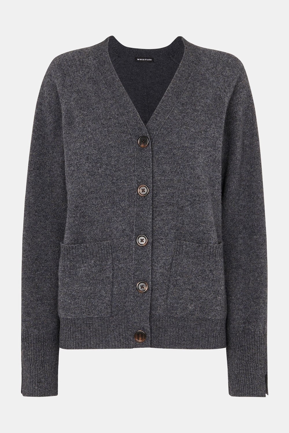 Wool Relaxed Pocket Cardigan