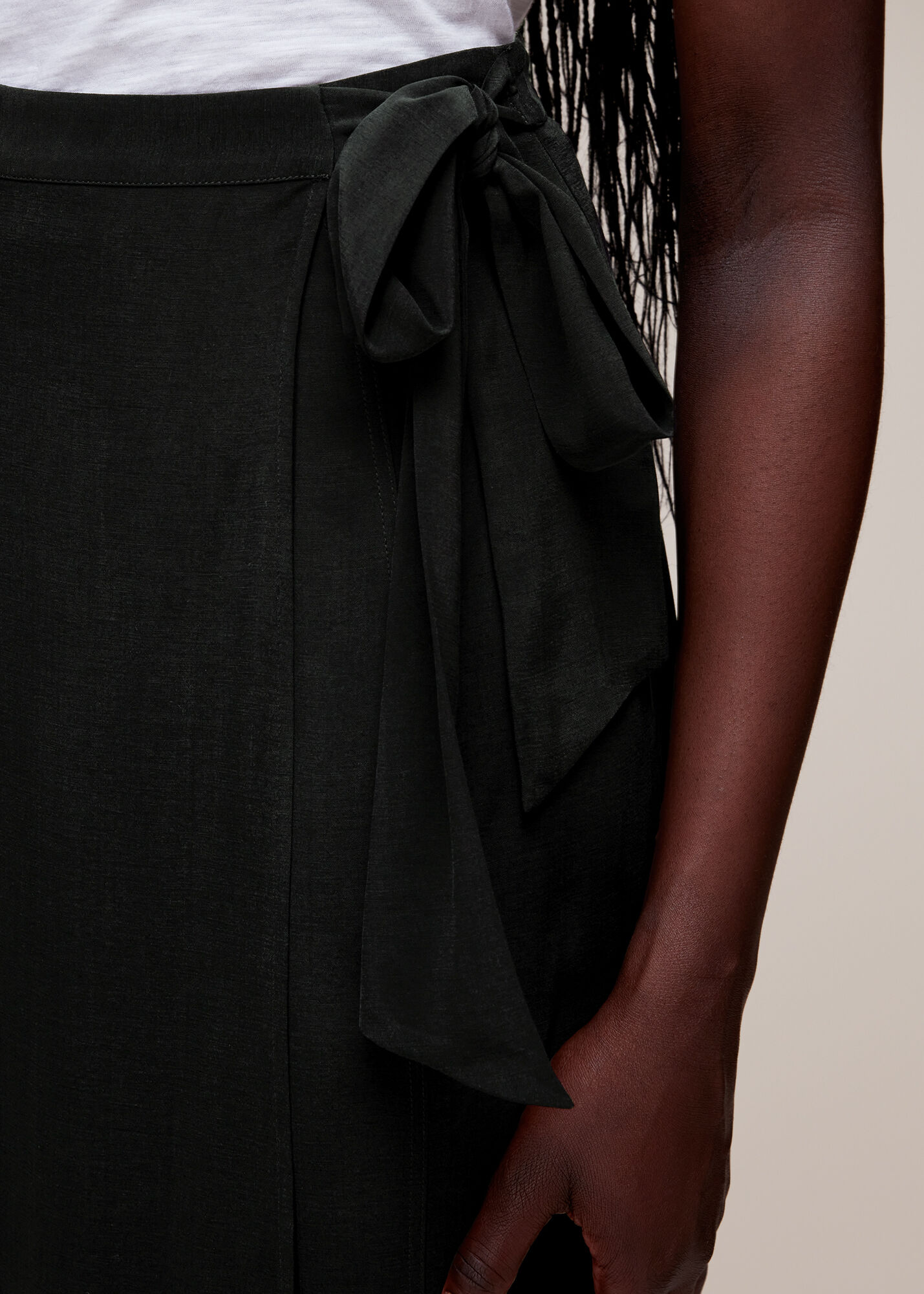 Charlie Skirt - Chunky Windowpane Black