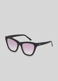 Asha Angular Sunglasses Black