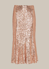 Sequin Midi Skirt