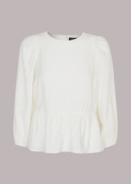 Cut Out Peplum Top
