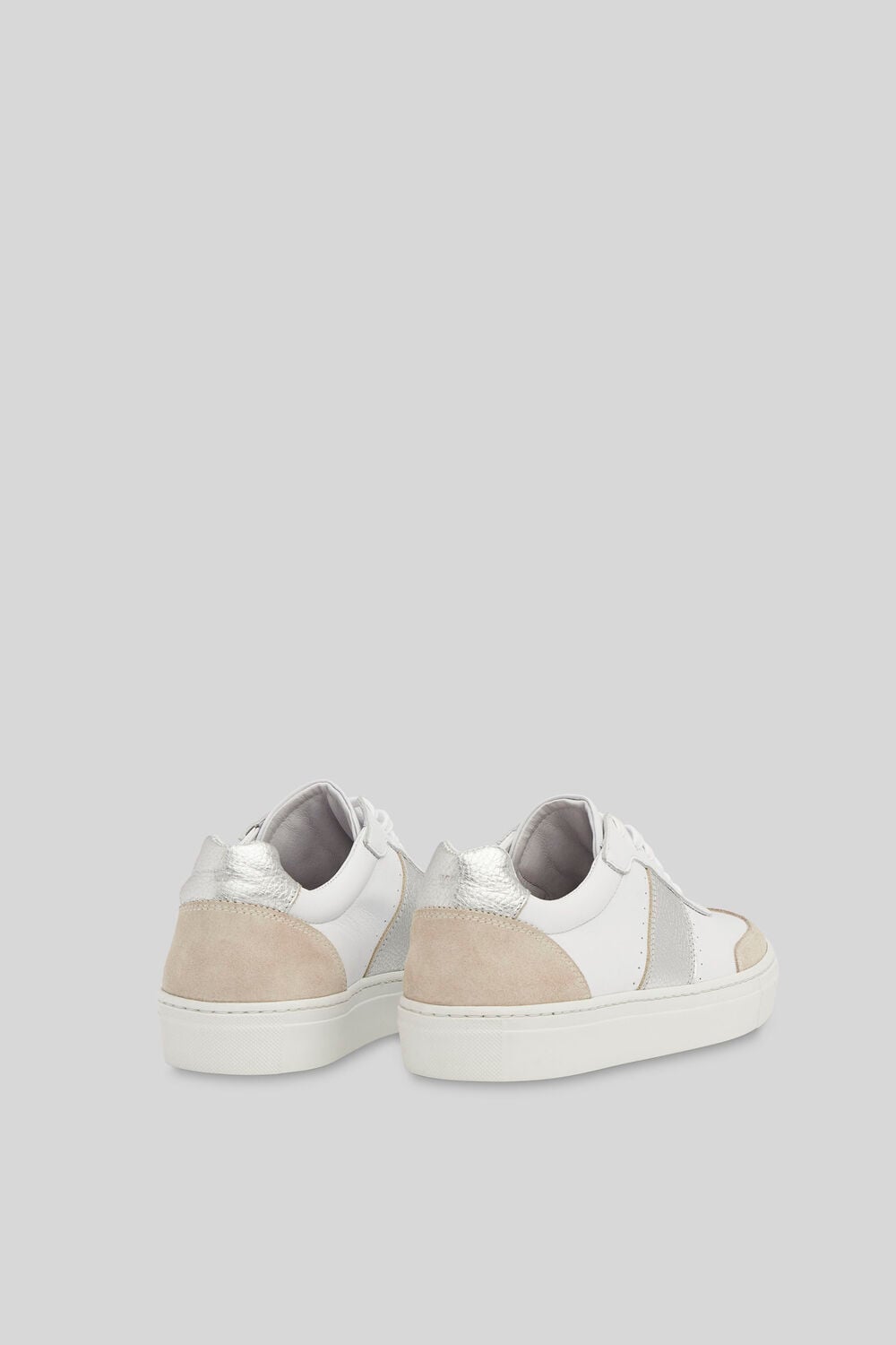York Side Stripe Trainer Silver