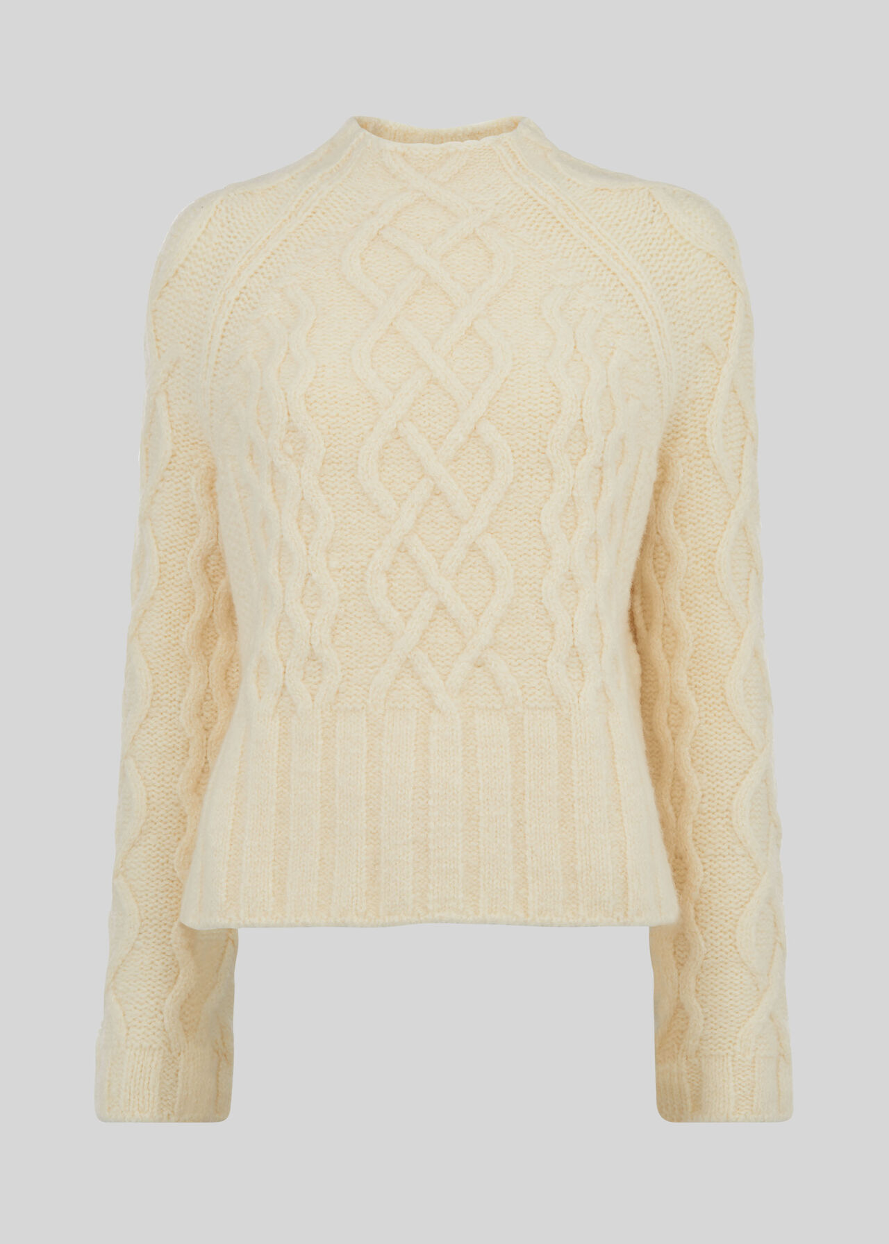 Whistles Modern Cable Sweater