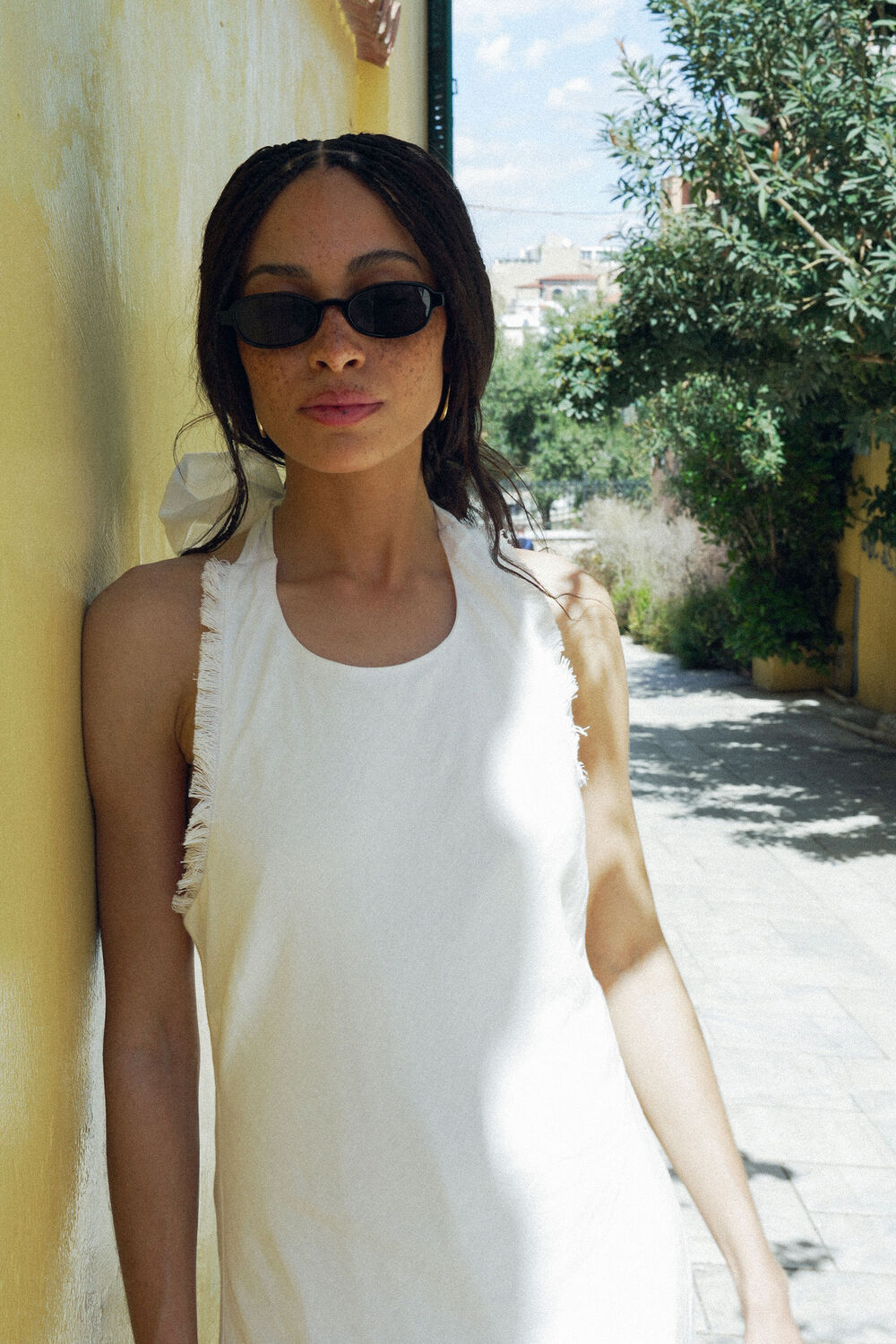Slim Oval Sunglasses