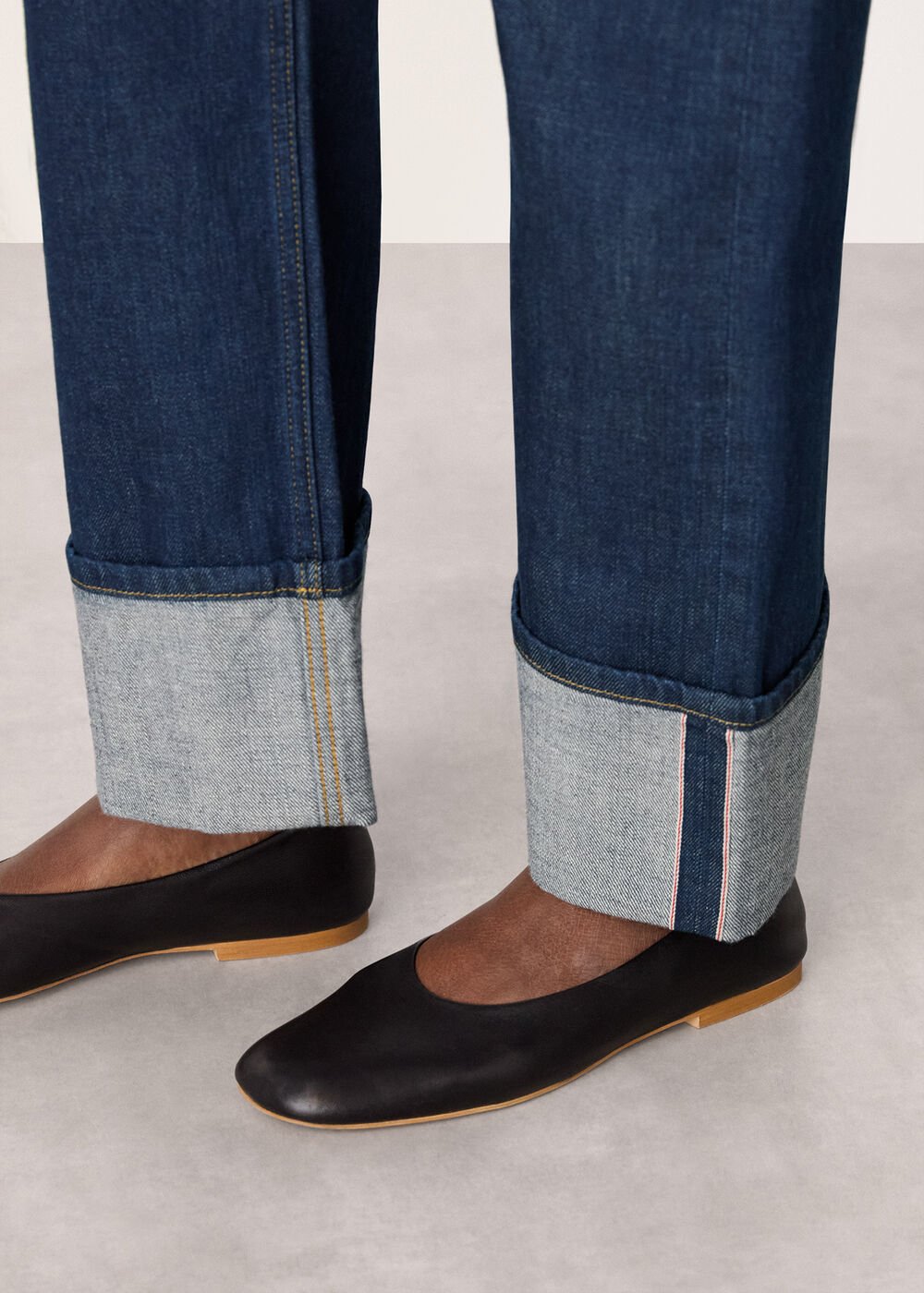 Selvedge Turn Up Detail Jean