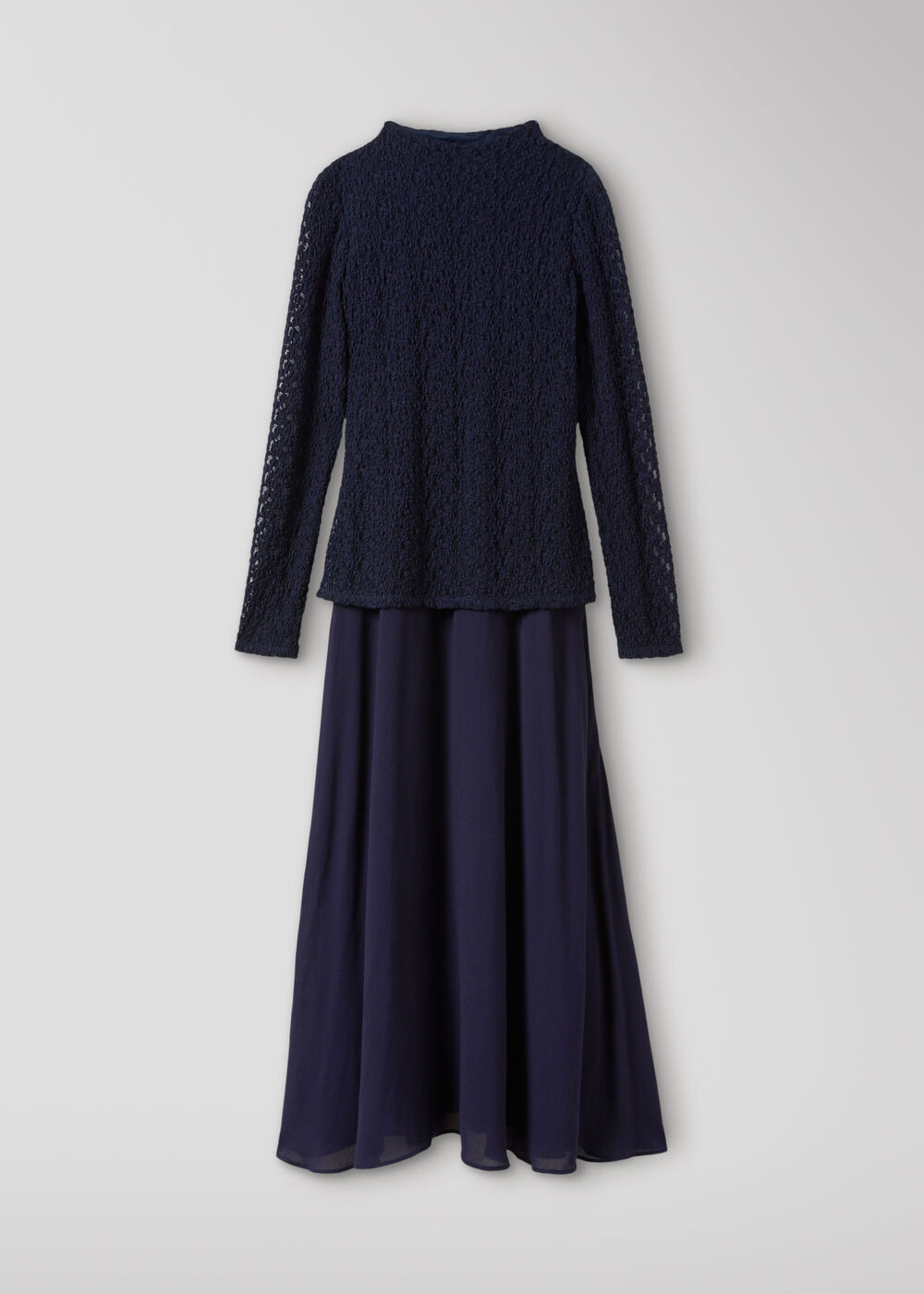 Textured Drop Waist Dress