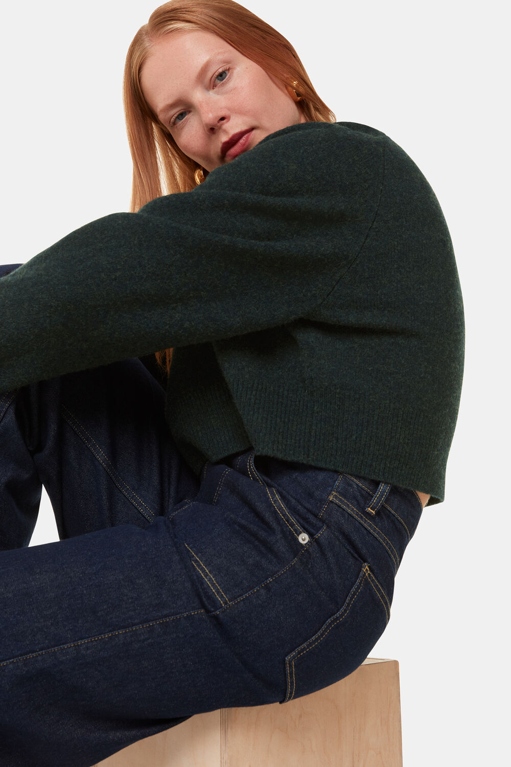 Wool Crop Relaxed Knit