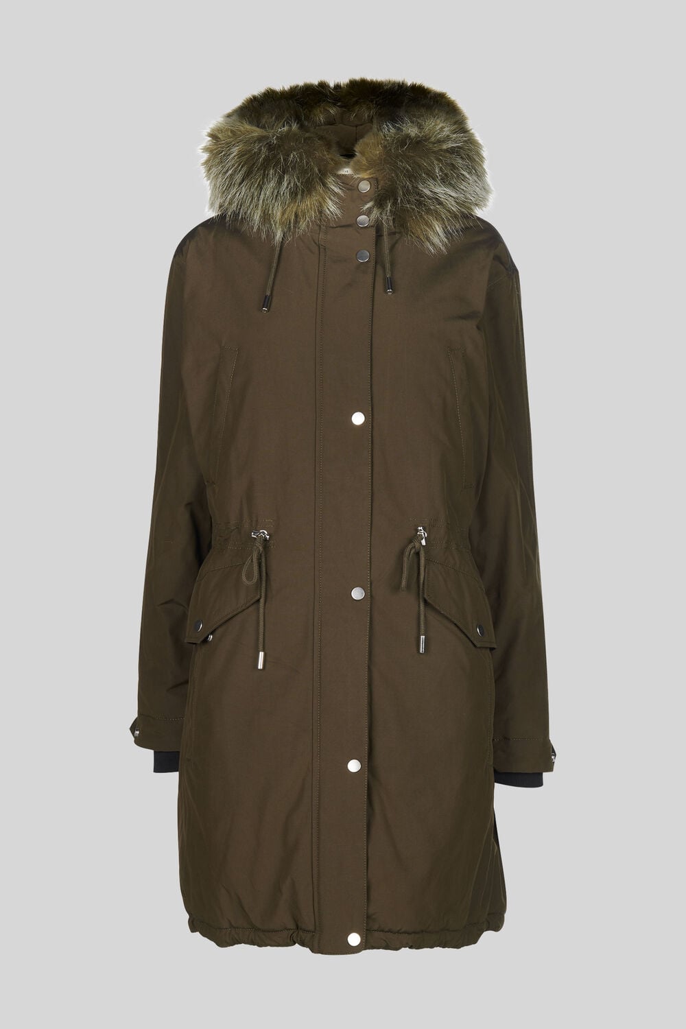 Cleo Casual Parka Khaki
