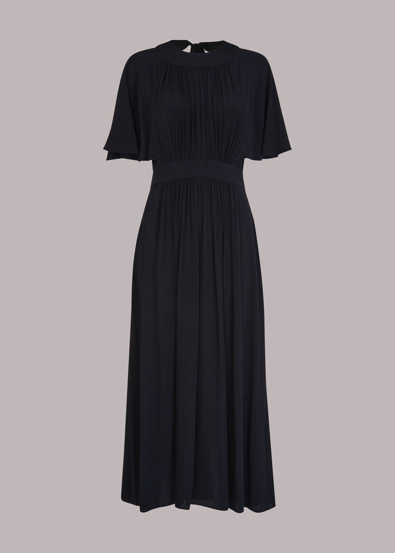 Amelia Cape Sleeve Dress
