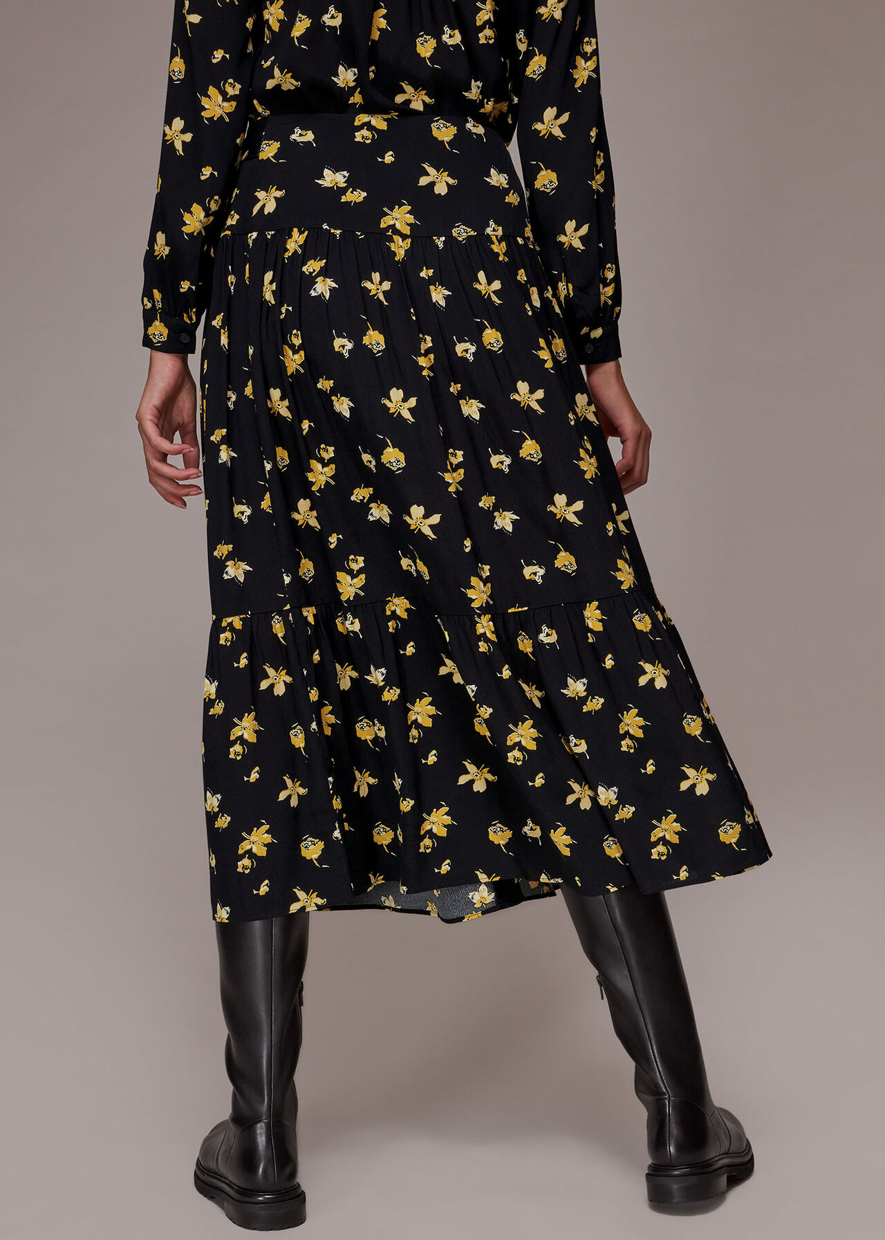 Bridget Falling Floral Skirt