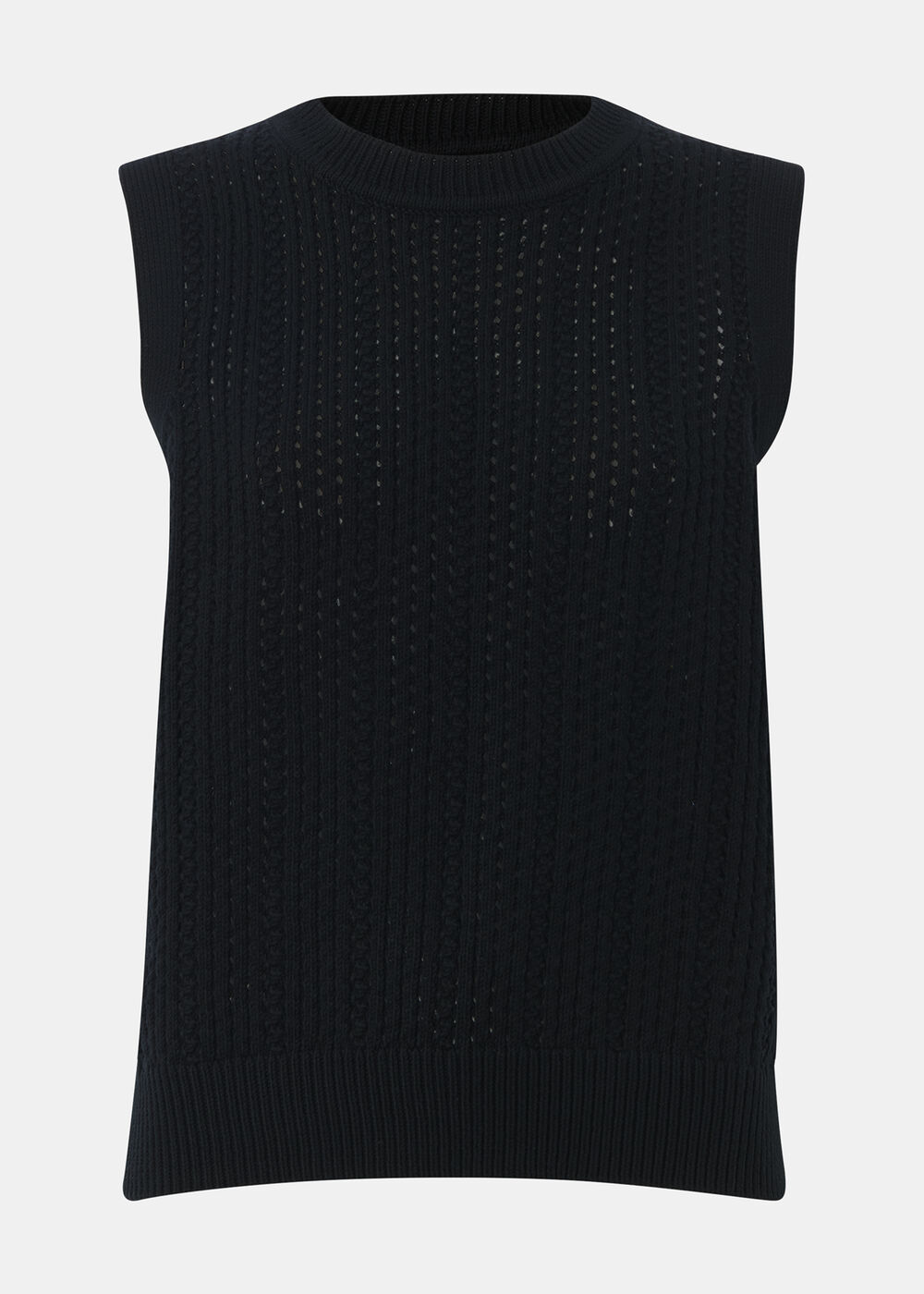 Pointelle Knitted Tank