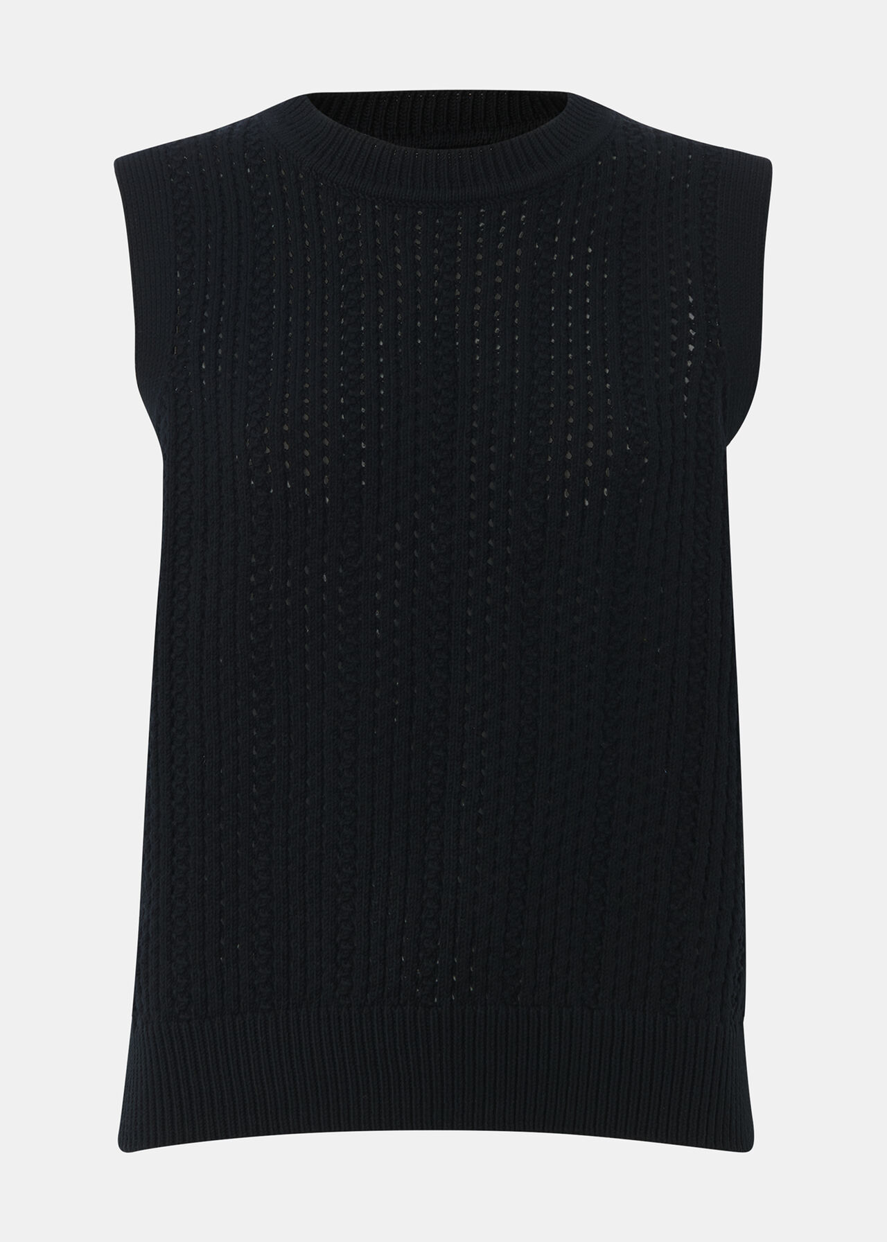 Pointelle Knitted Tank