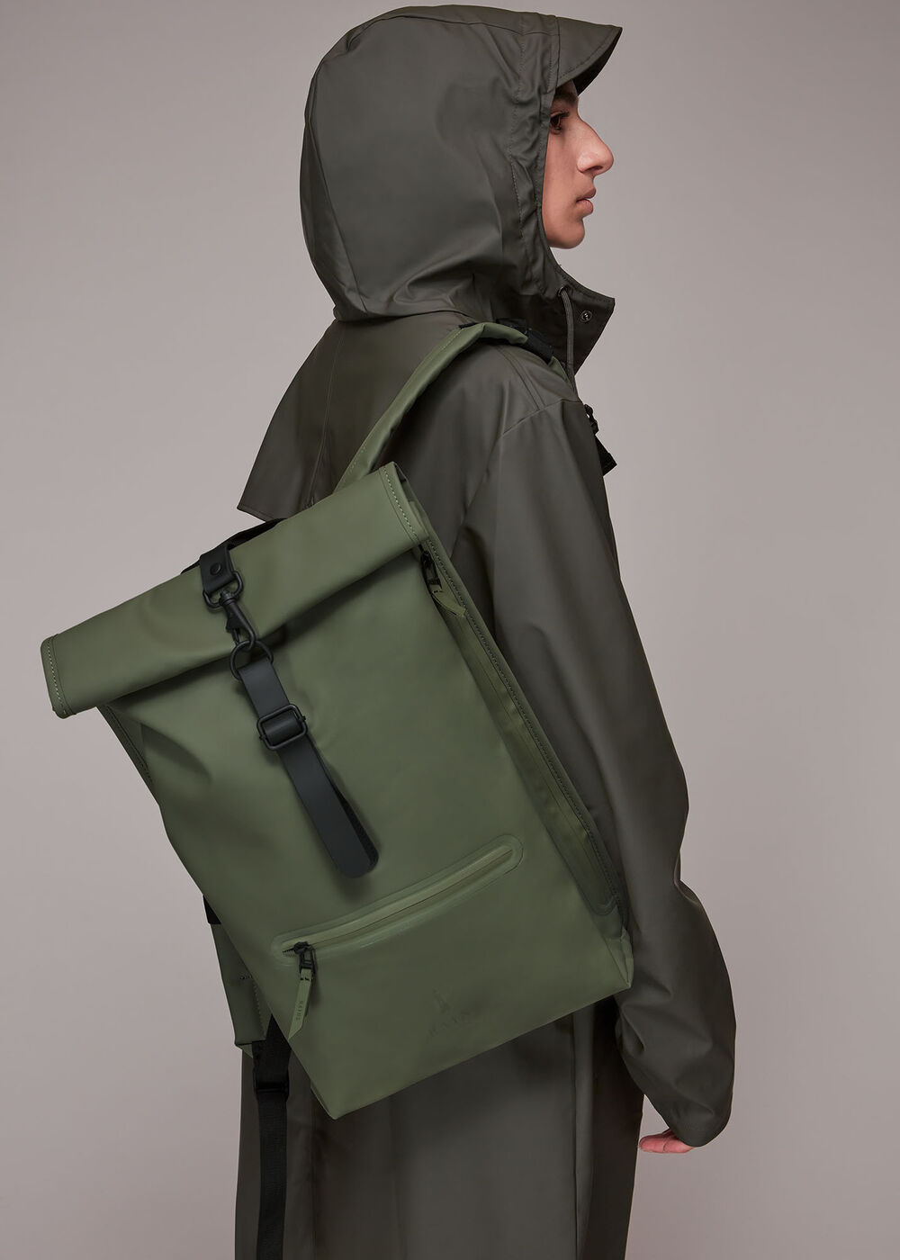 Rains Roll Top Rucksack