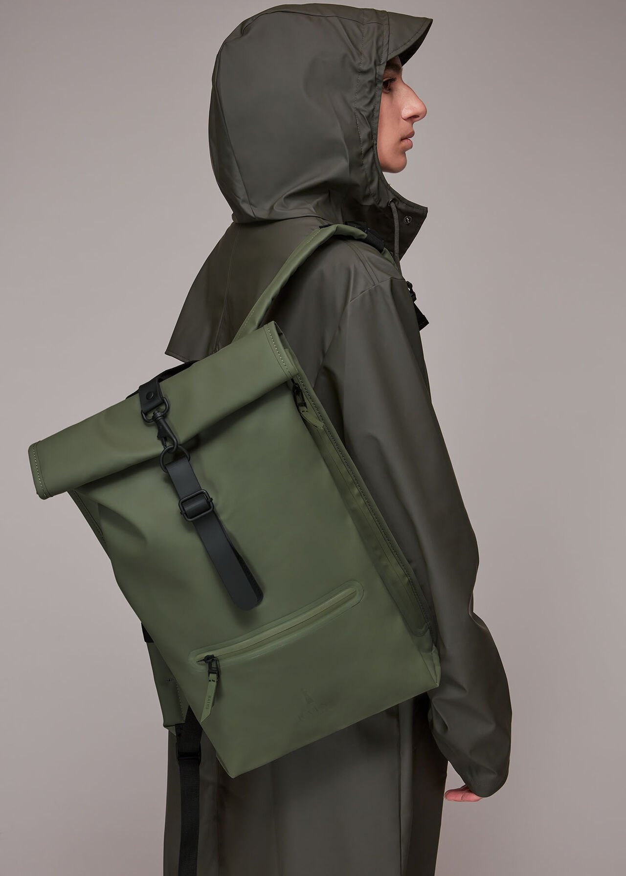 Olive Rains Roll Top Rucksack WHISTLES