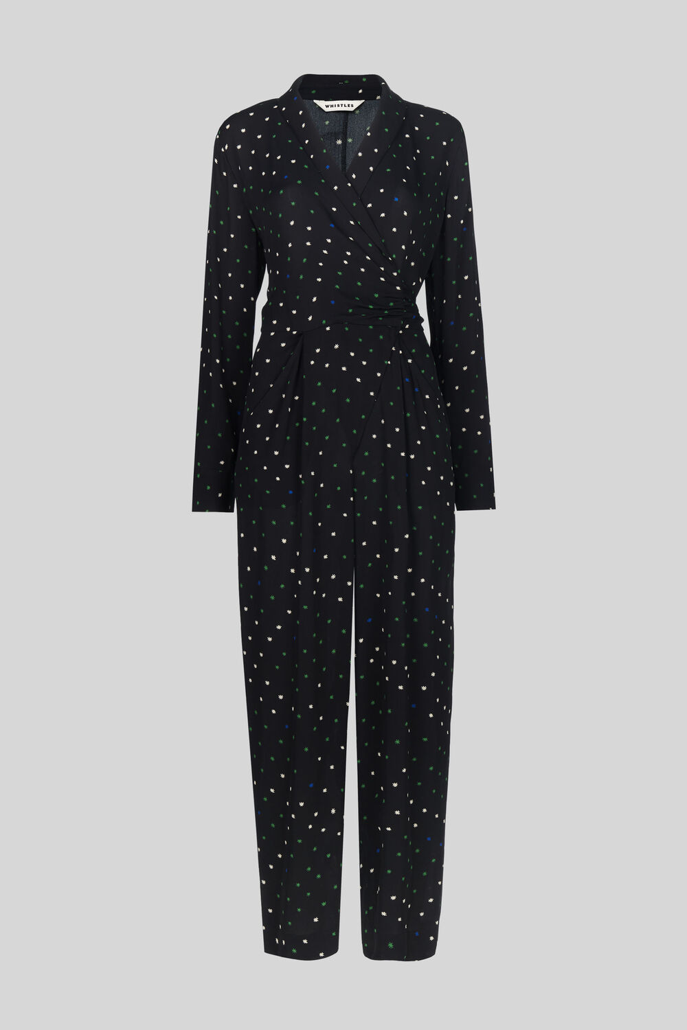 Star Print Jumpsuit Black/Multi