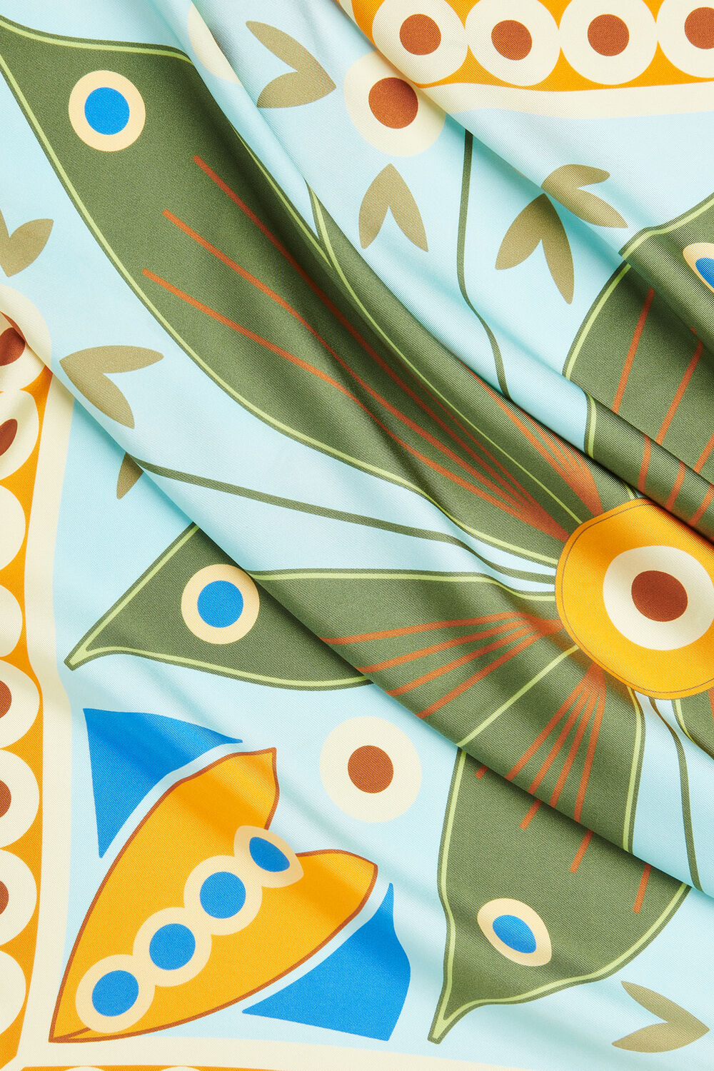 Sahar Botanical Silk Scarf