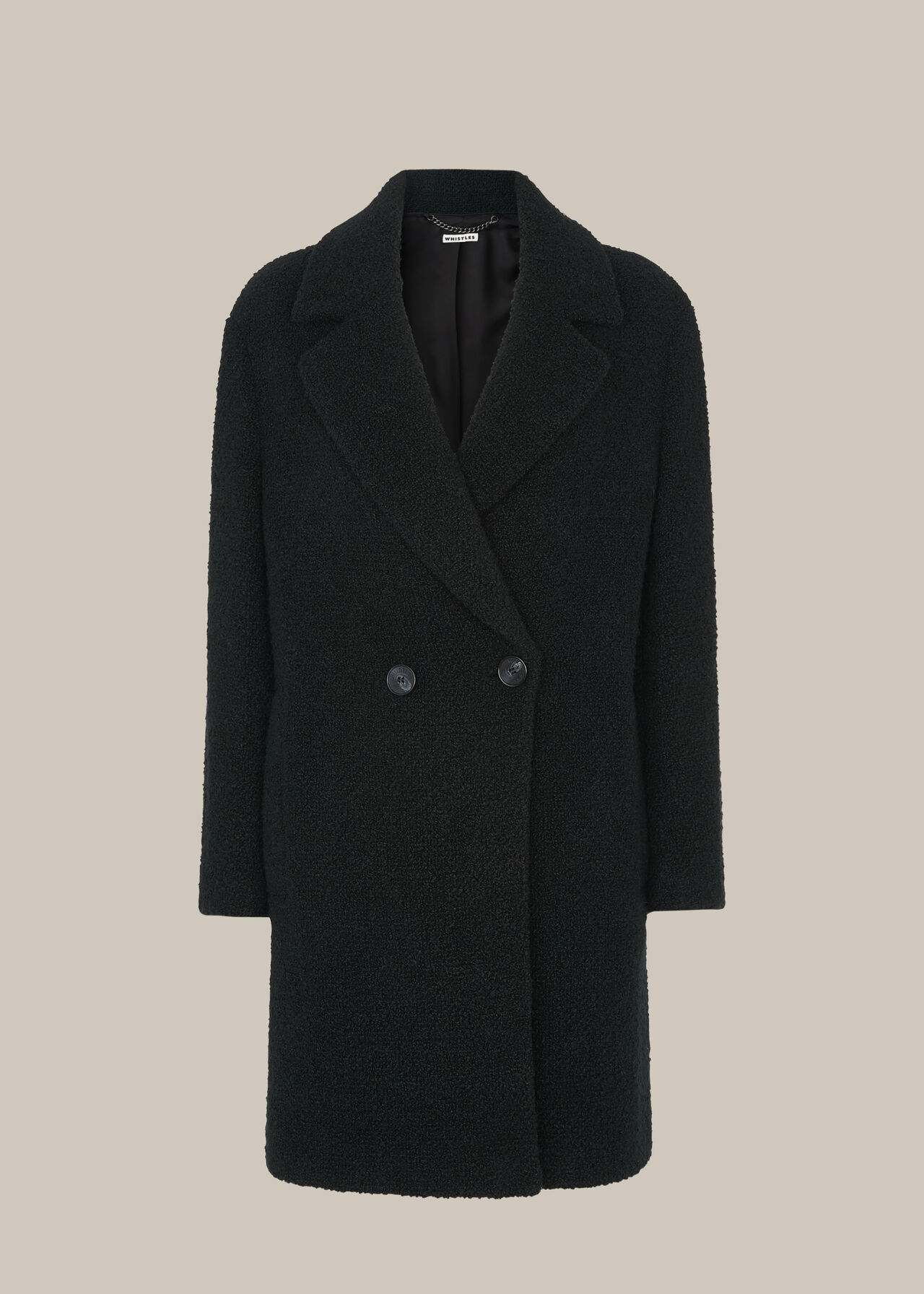 Boucle Double Breasted Coat